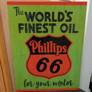 Phillips 66 Metal Sign